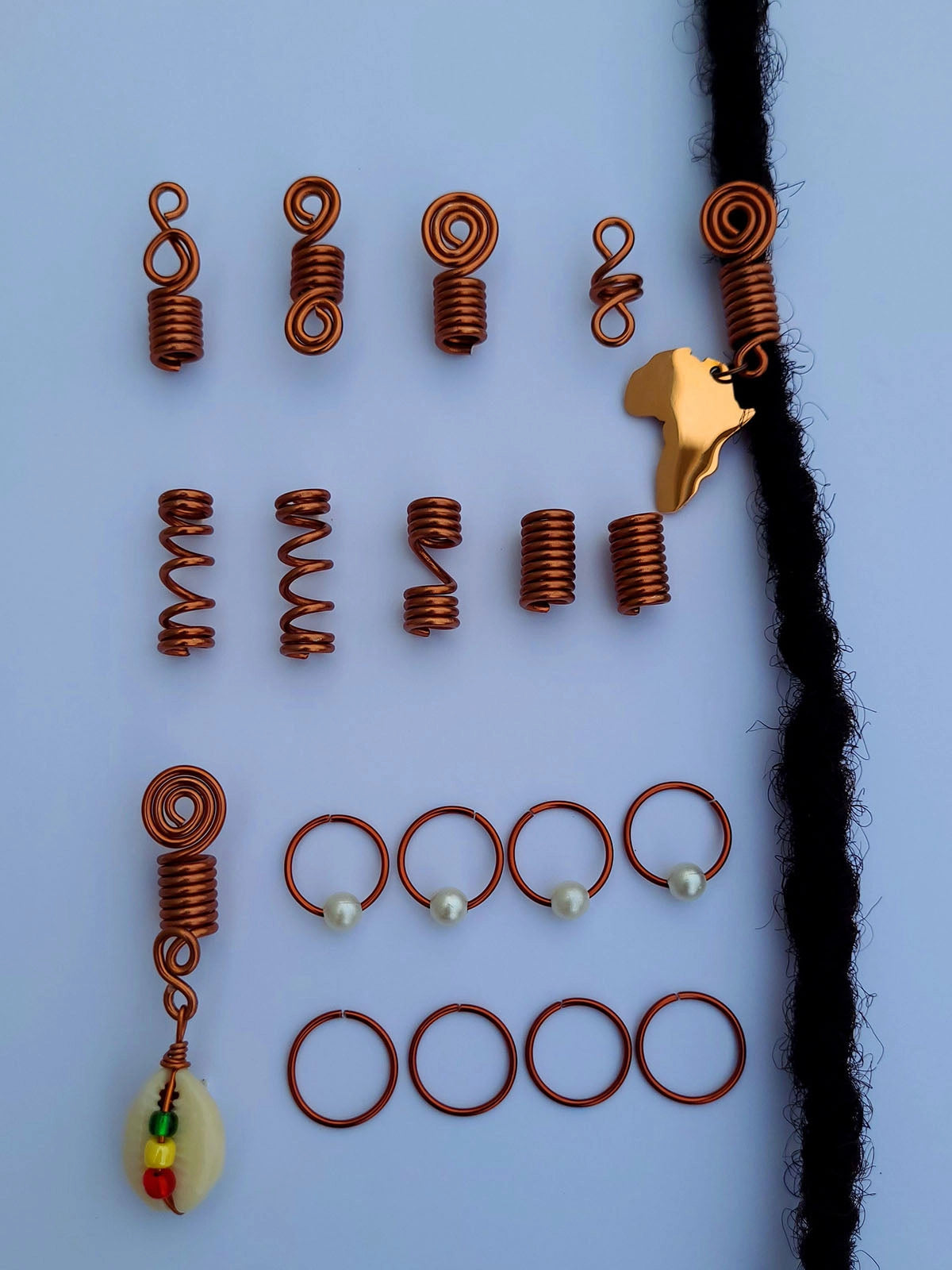 Abahair africamix cuivre artisanat faitmain design cheveux afrique senegal