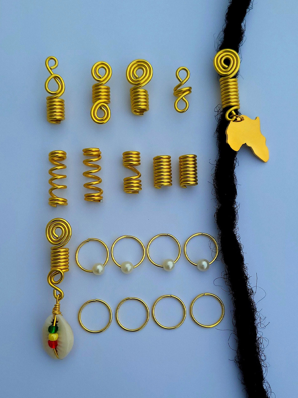 Abahair africamix dore artisanat faitmain design cheveux afrique senegal