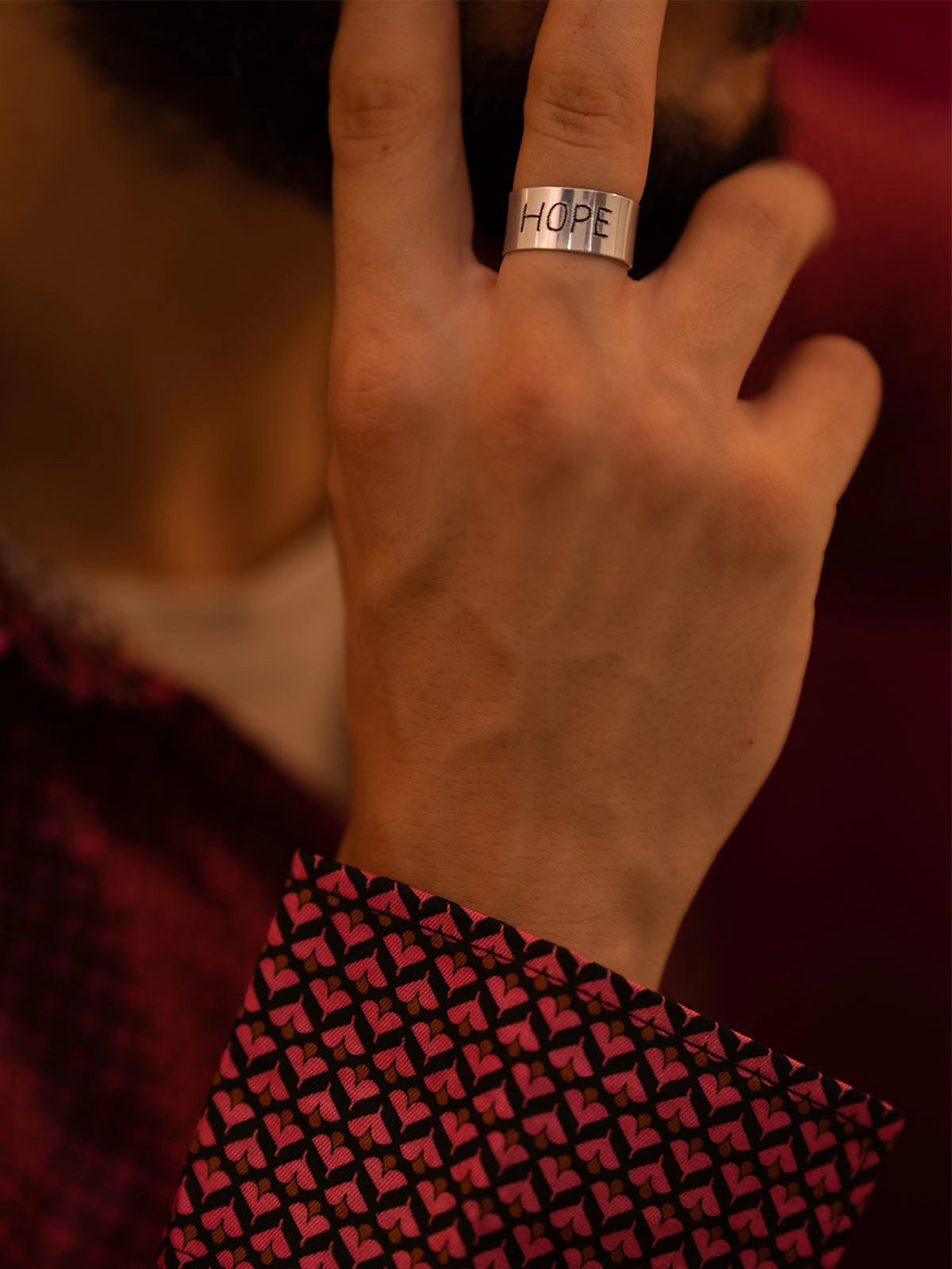 Bague hope argent artisanal afrique sénégal fait main