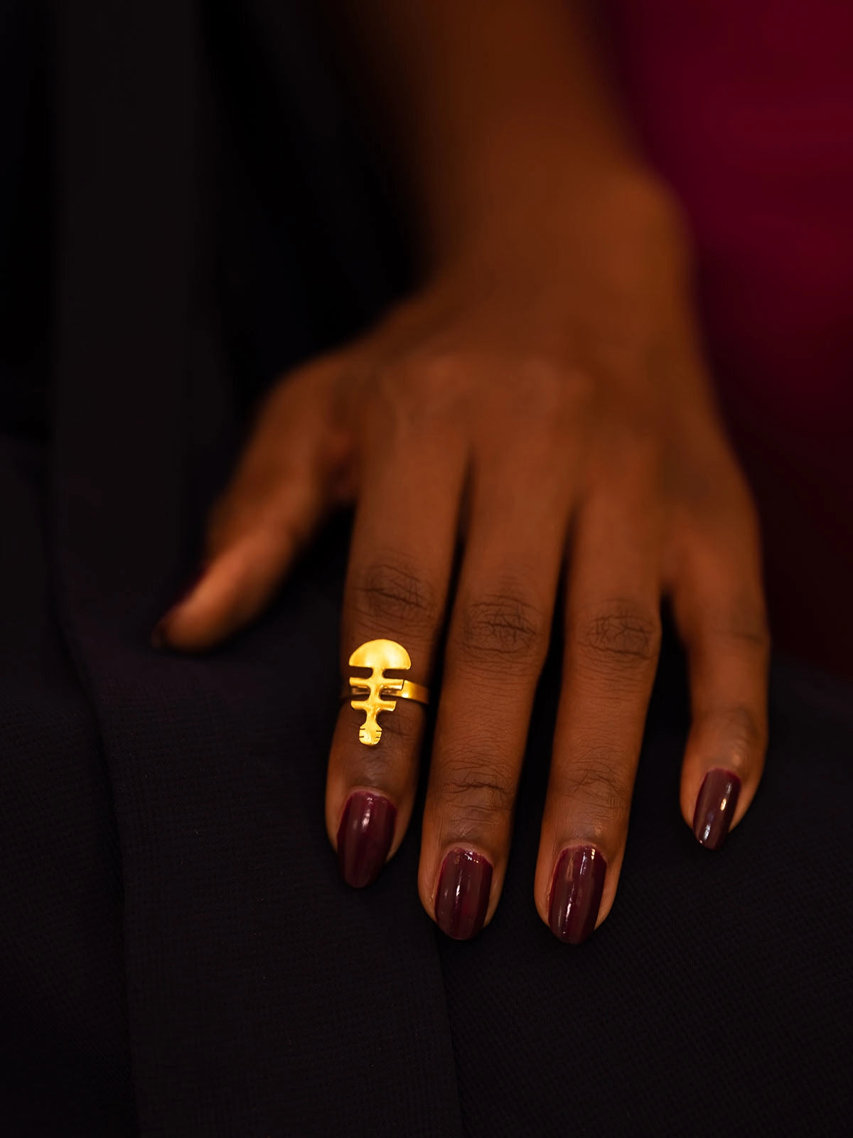Bague kora bronze artisanal afrique sénégal fait main