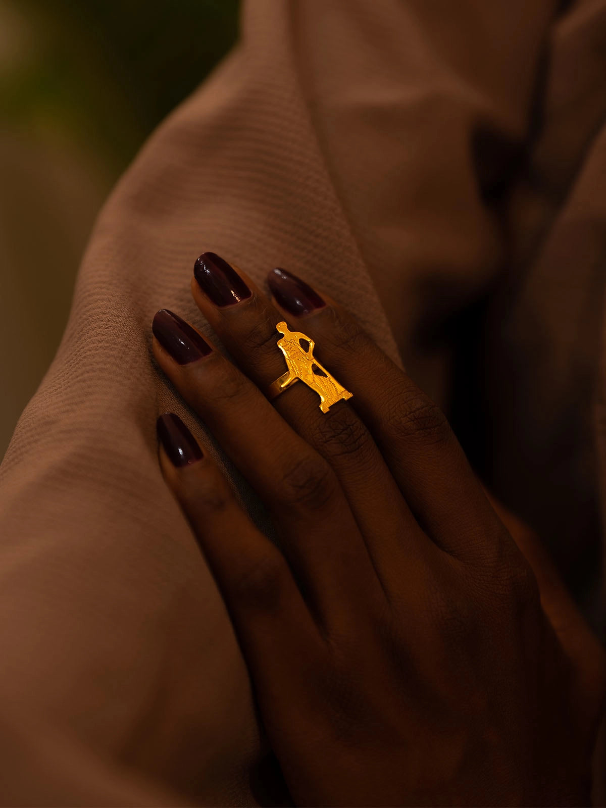 Bague minon phalange afrique benin fait main artisanat