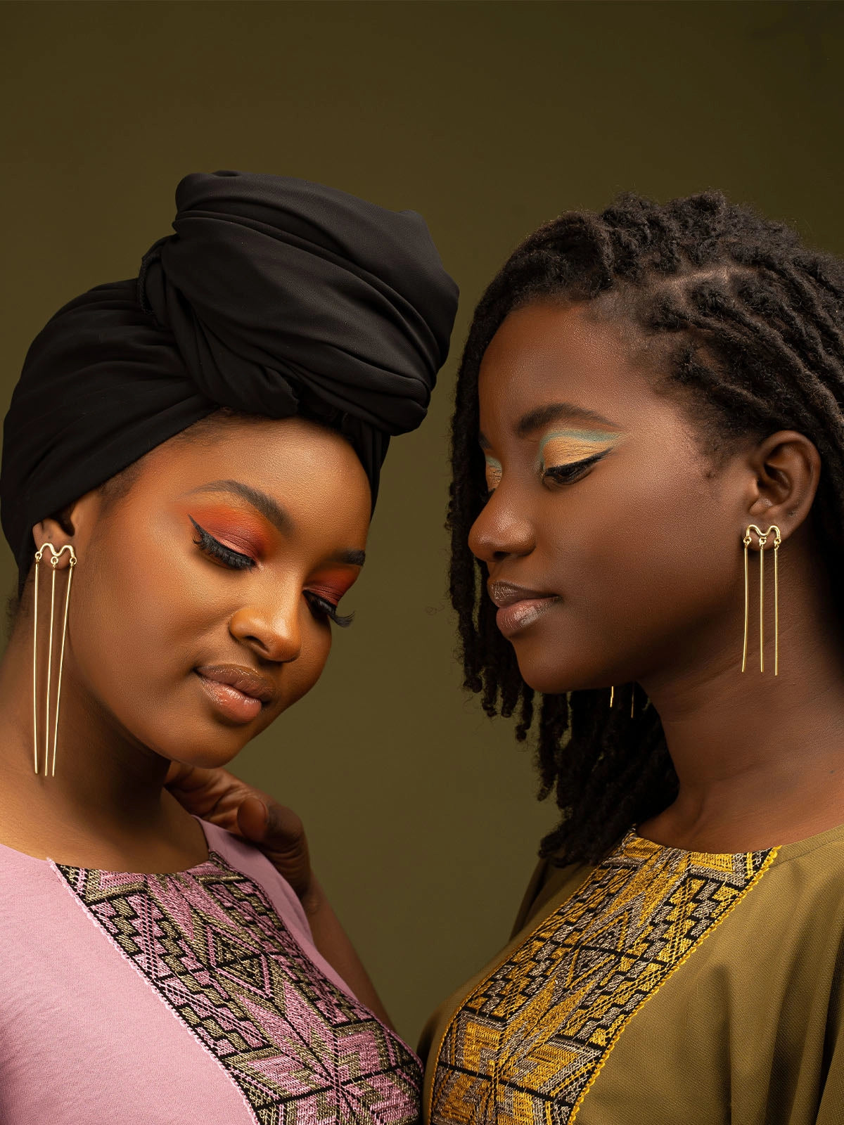 Boucles lovaduo bronze artisanat senegal afrique design faitmain