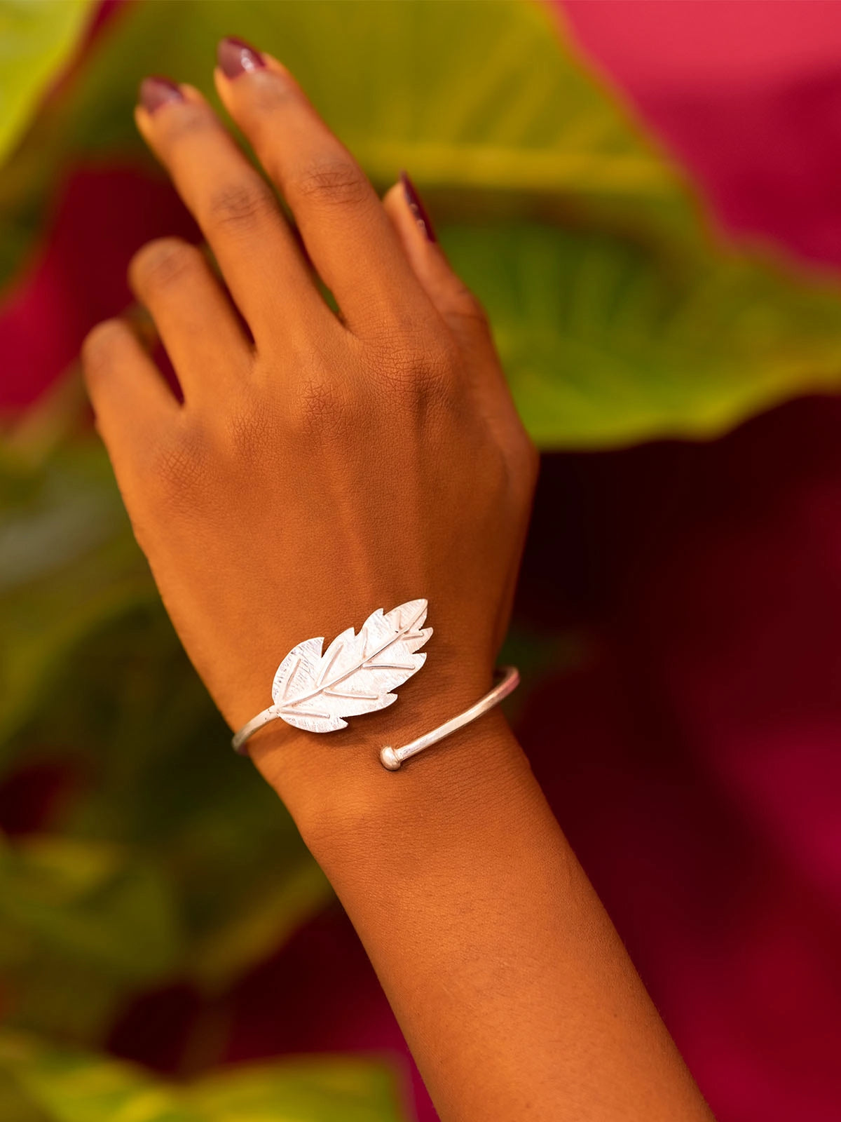 Bracelet mint argent design faitmain artisanat senegal afrique