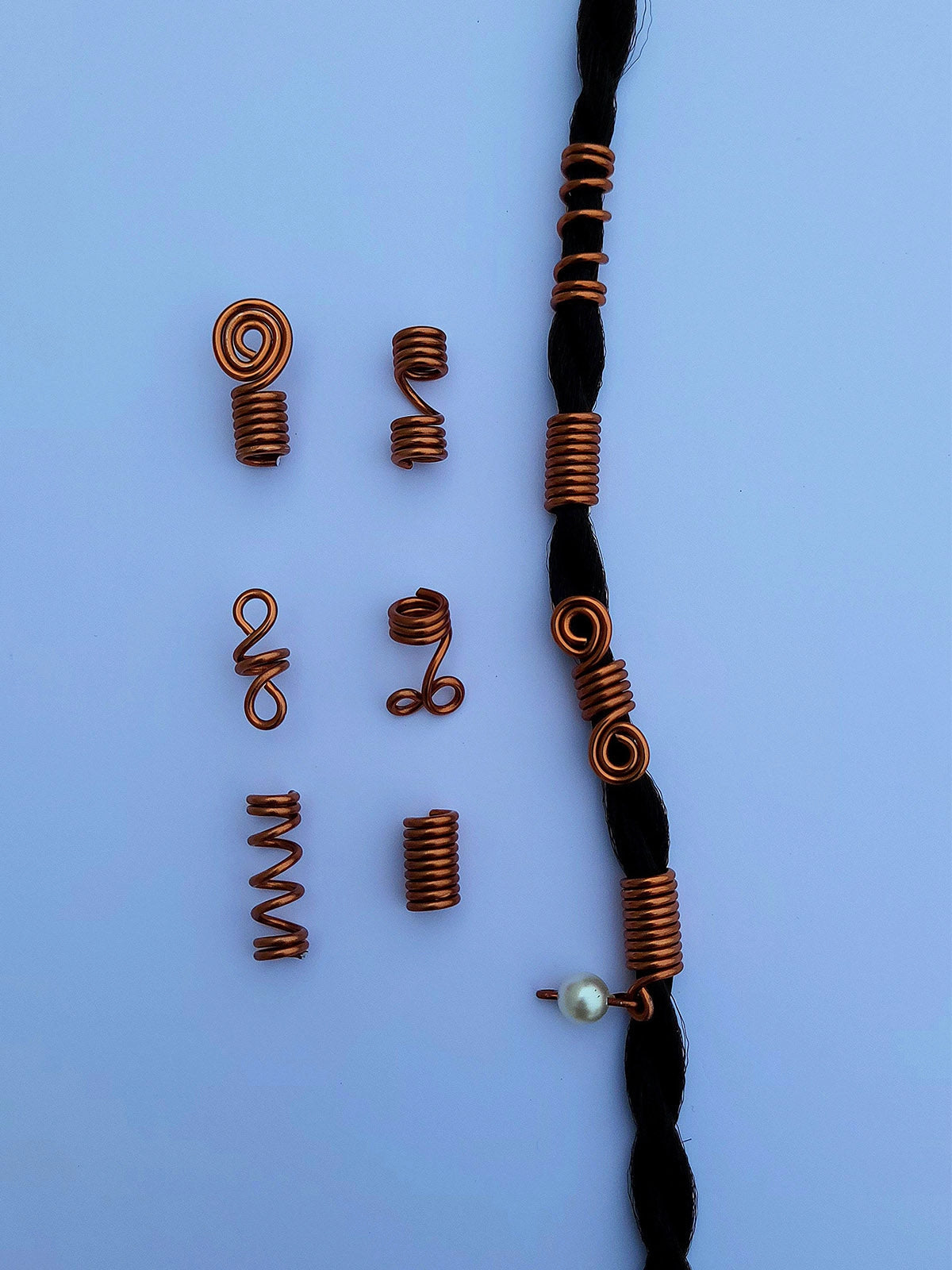 abahair standard pearl cuivre cheveux faitmain artisanat bijoux afrique senegal design