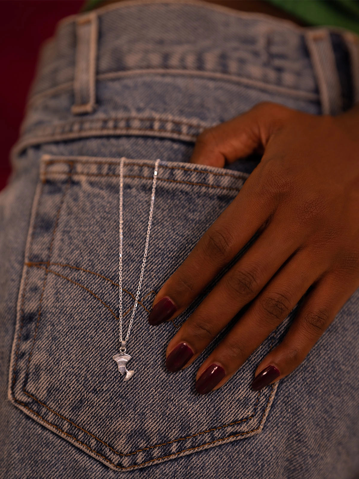 pendentif zulu argent artistanat bijouterie afrique senegal faitmain