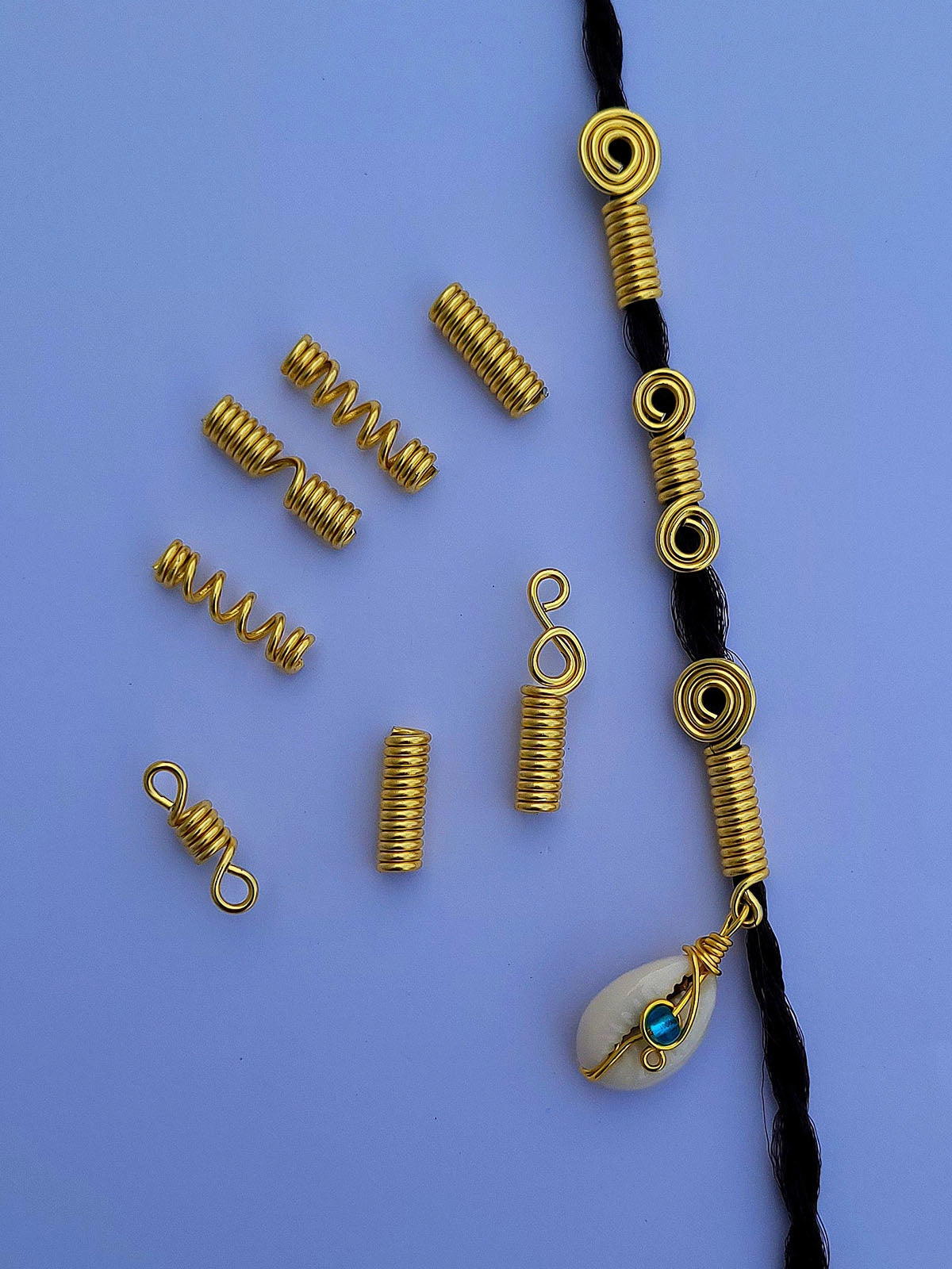 abahair cheveux bijoux dore artistanat bijouterie afrique senegal faitmain