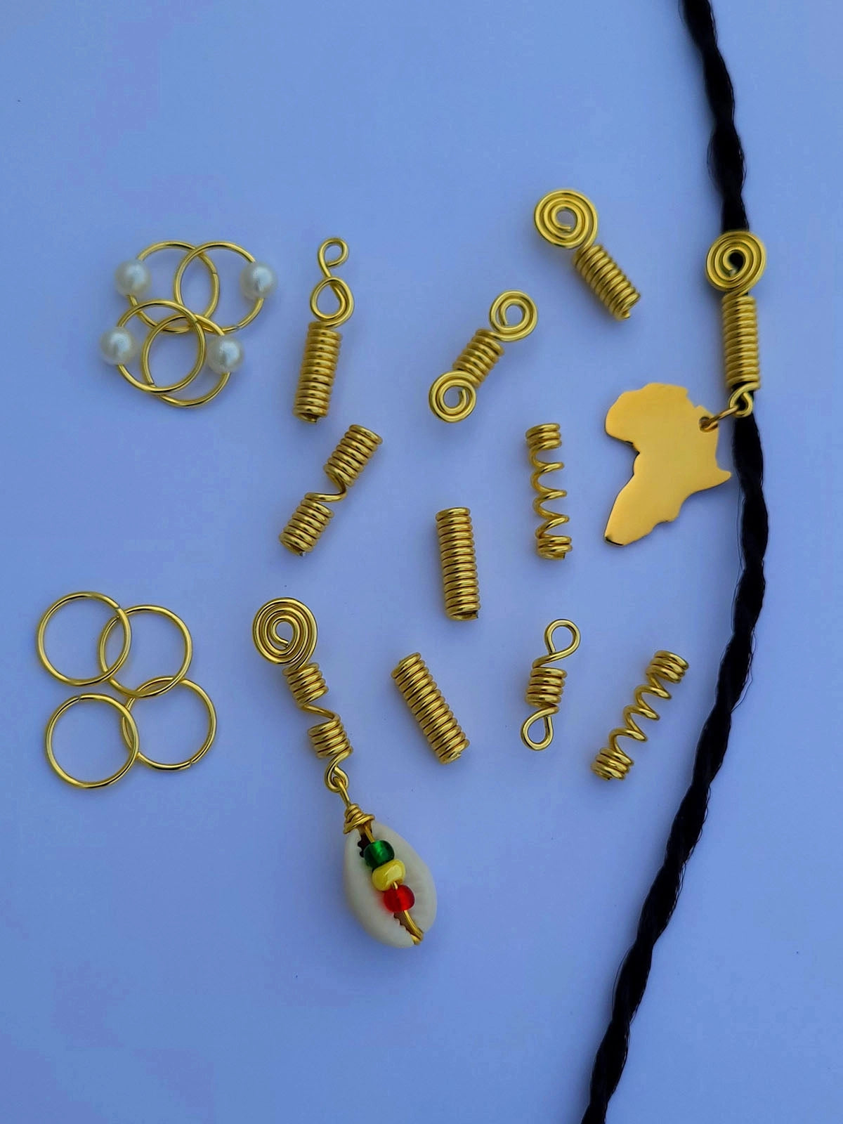 abahair sisterlocks africamix dore cheveux faitmain artisanat bijoux afrique senegal design