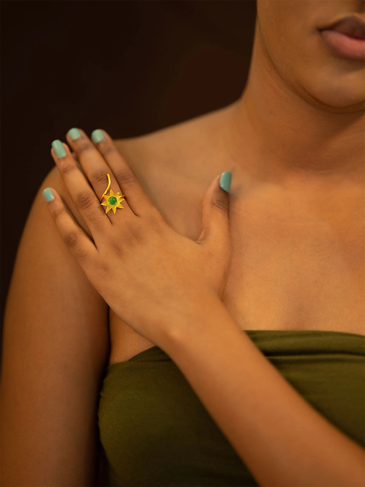 bague bronze fait main sénégal afrique artisanal