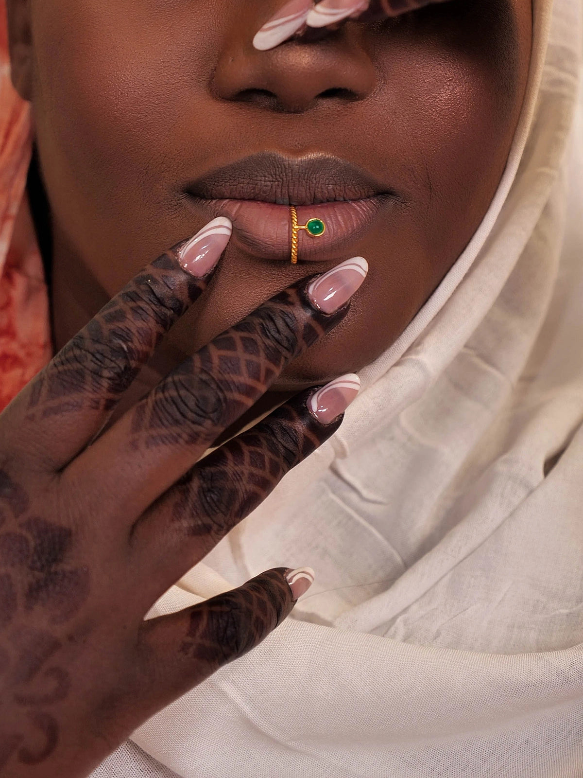 lips carla bronze artistanat bijouterie afrique senegal faitmain