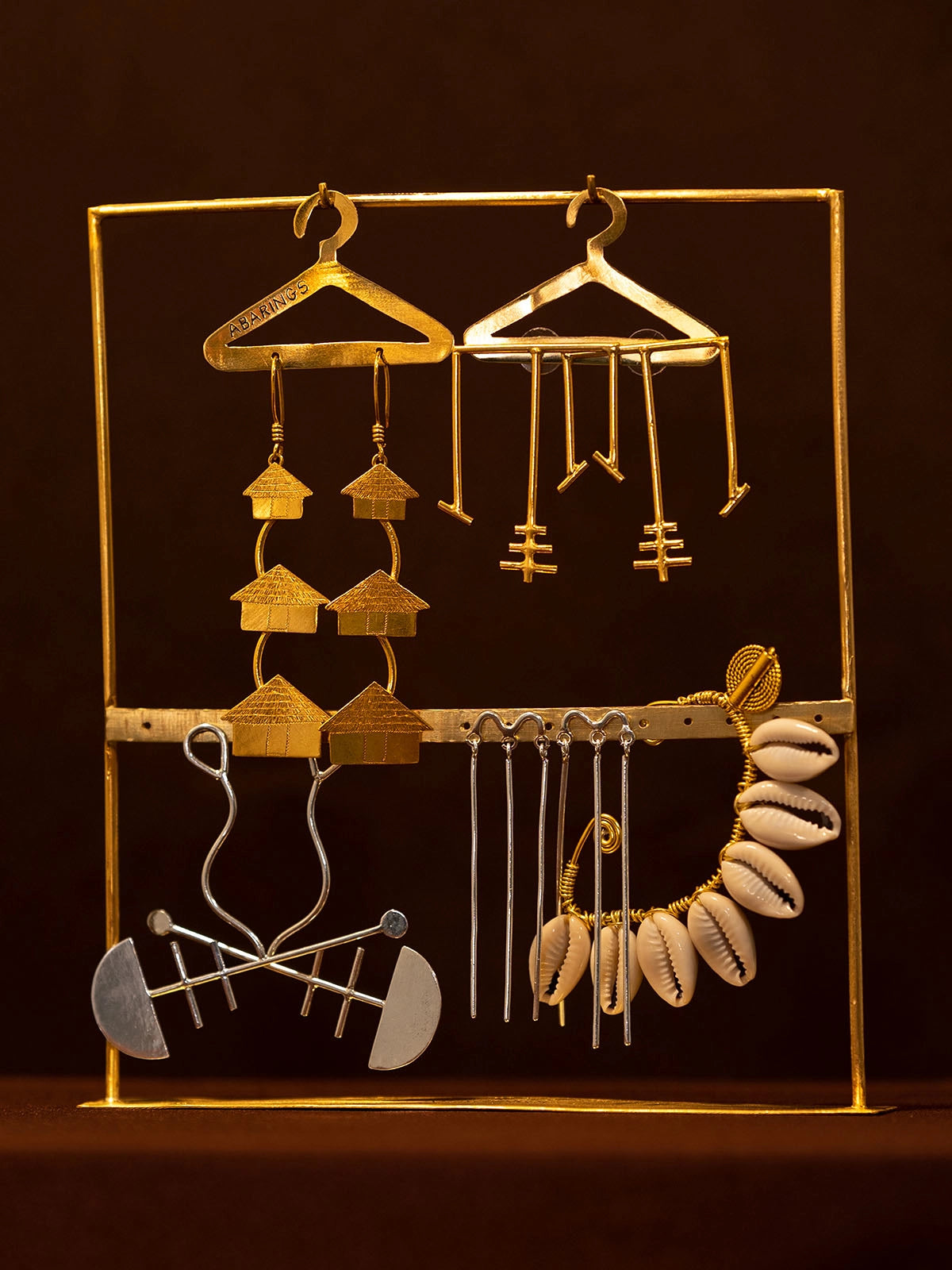 support bijoux boucles bagues2 bronze artistanat bijouterie afrique senegal faitmain